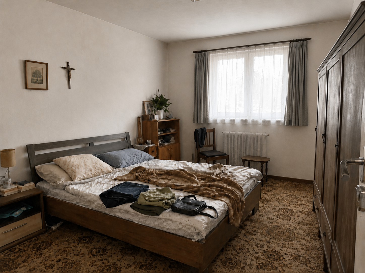 Dormitor înainte / după – înainte