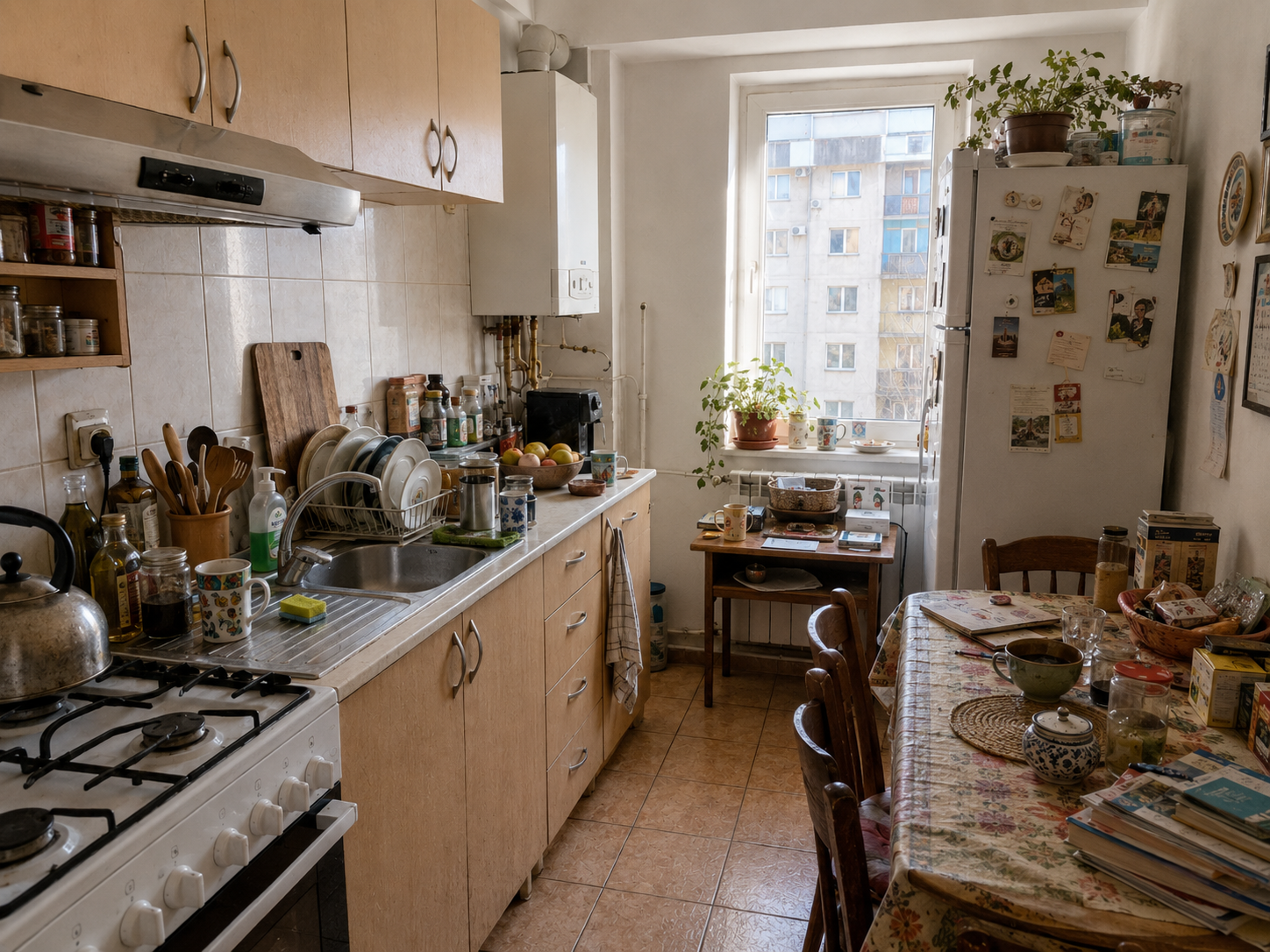 Bucătărie înainte / după – înainte